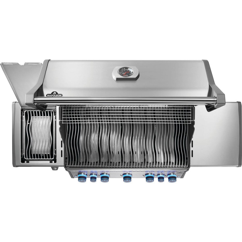 Газовий гриль Napoleon Rogue PRO-S 625 RSIB з бічним пальником Sizzle Zone і вертілем (69912) нерж сталь RPS625RSIBPSS-2-UA Код: 012204