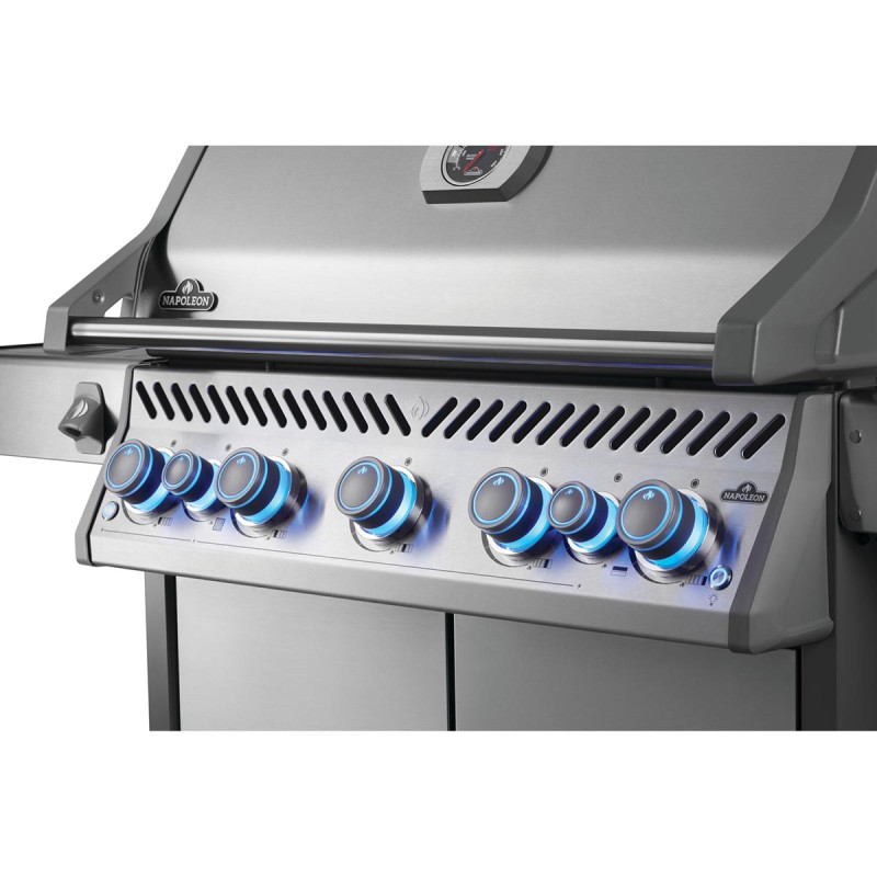 Газовий гриль Napoleon Rogue PRO-S 625 RSIB з бічним пальником Sizzle Zone і вертілем (69912) нерж сталь RPS625RSIBPSS-2-UA Код: 012204