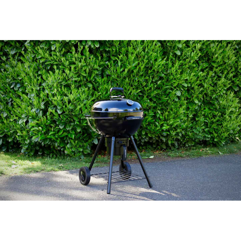 Вугільний гриль Slow and Sear Black Editionl Kettle Grill 57 см + кошик Deluxe SNS-KET-BK Код: 013614