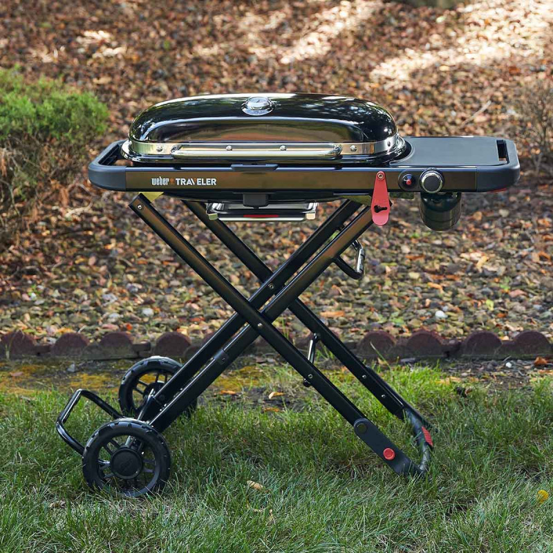Портативний газовий гриль Weber Traveler 1501742 Код: 013798