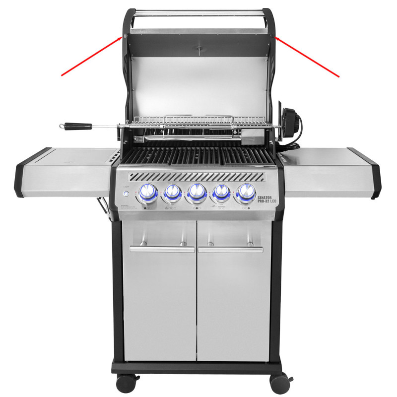 Гумовий демпфер кришки гриля Senator Pro 32/42 GRILLI 777838 Код: 013790