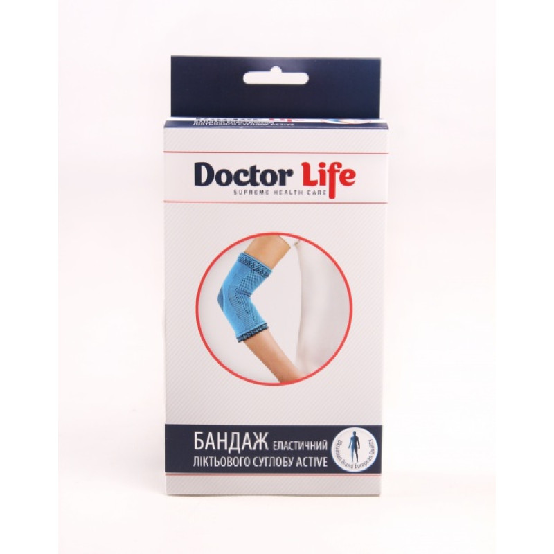 Еластичний бандаж ліктьового суглоба Active А3-026 Doctor Life Розмір M (A3-026/M-706)