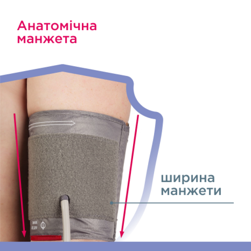 Автоматичний тонометр PRO-35 манжета M-L з адаптером B.Well (PRO-35/M-L-2328)