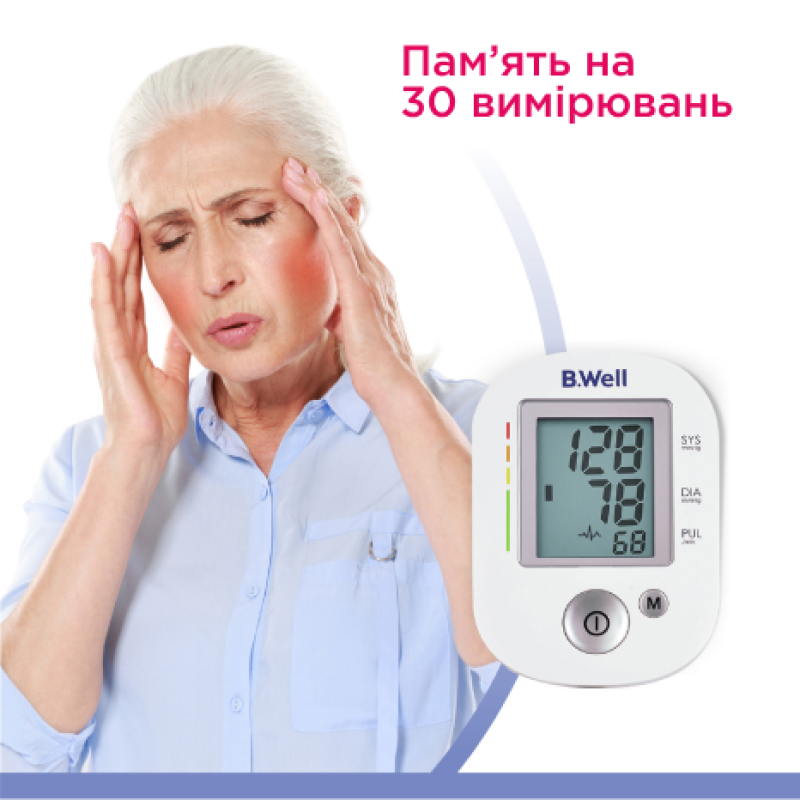 Автоматичний тонометр PRO-35 манжета M-L з адаптером B.Well (PRO-35/M-L-2328)