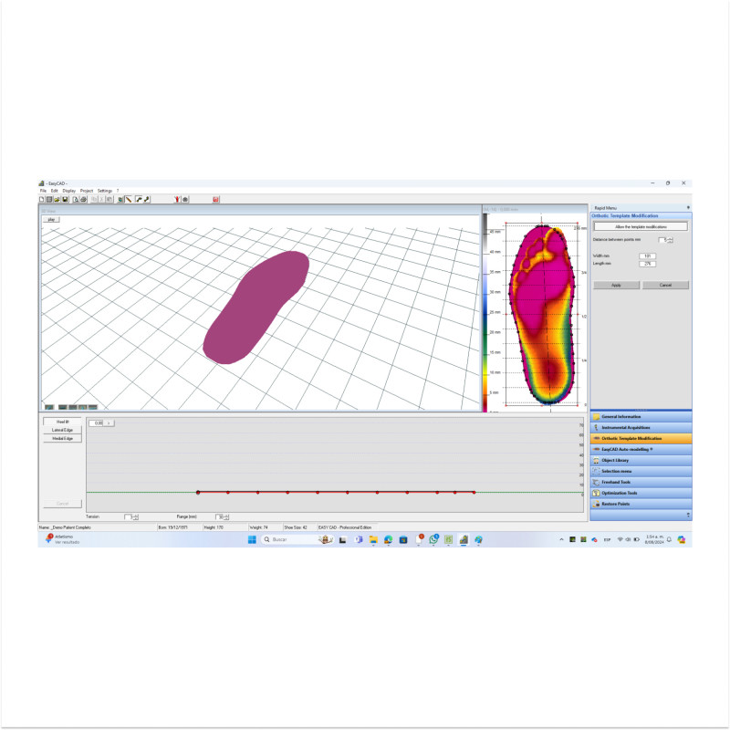 Програмне забезпечення для моделювання устілок EasyCAD 2 Light Sensor Medica (EasyCAD 2 Light-2480)