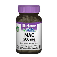 NAC (N-Ацетил-L-Цистеїн) 500мг, Bluebonnet Nutrition, 60 гелевих капсул