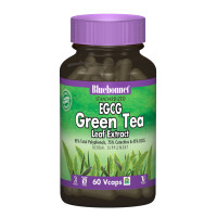 EGCG Экстракт Листьев Зеленого Чая, Bluebonnet Nutrition, 60 желатиновых капсул