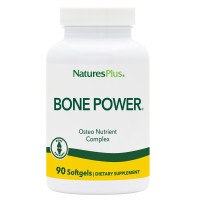 Кальций с Бором для Крепких Костей, Bone Power, Natures Plus, 90 желатиновых капсул