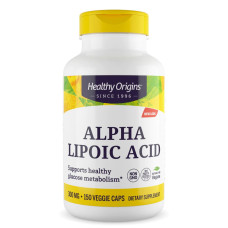 Альфа-липоевая кислота, 300 мг, Alpha Lipoic Acid, Healthy Origins, 150 капсул
