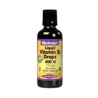 Жидкий витамин D3 400 МЕ, Вкус Апельсина, Bluebonnet Nutrition, 30 мл капли
