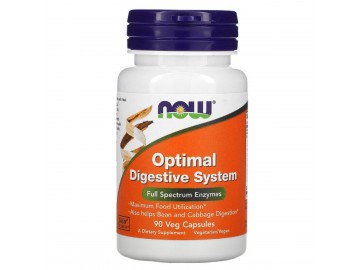 Травні ферменти Optimal Digestive System, Now Foods, 90 Вегетаріанських капсул