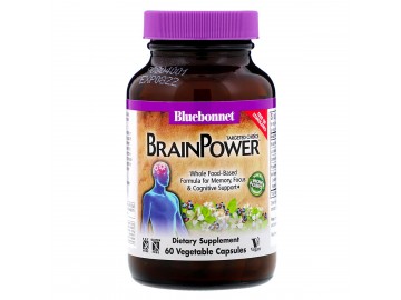 Комплекс Підтримки для Мозку, Bluebonnet Nutrition, Targeted Choice, Brain Power, 60 рослинних капсул