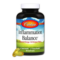 Противовоспалительный комплекс, Баланс воспаления, Carlson, 90 желатиновых капсул