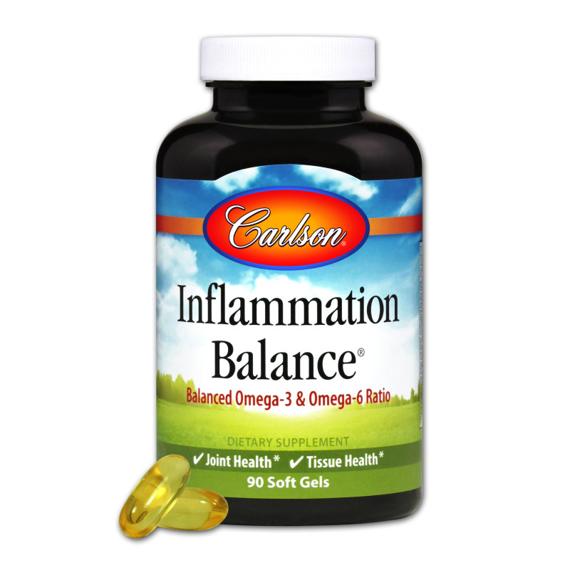 Протизапальний Комплекс, Inflammation Balance, Carlson, 90 желатинових капсул