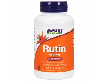 Рутин, Rutin, Now Foods, 450 мг, 100 вегетаріанських капсул