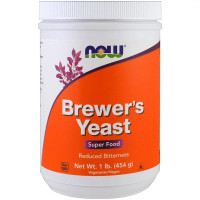 Пивные дрожжи в порошке, Brewer's Yeast, Now Food, 454г.