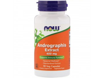 Екстракт Андрографіса 400мг, Now Foods, Andrographis Extract, 90 капсул