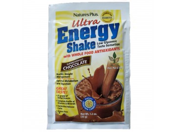 Замінник Харчування, Смак Шоколаду, Chocolate Ultra Energy Shake, Natures Plus, 264 гр