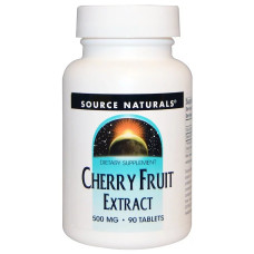 Экстракт Вишни 500мг, Source Naturals, 90 таблеток