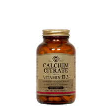 УЦІНКА Цитрат Кальцію + Вітамін D3, Calcium Citrate with Vitamin D3, Solgar, 120 таблеток (без плівки)