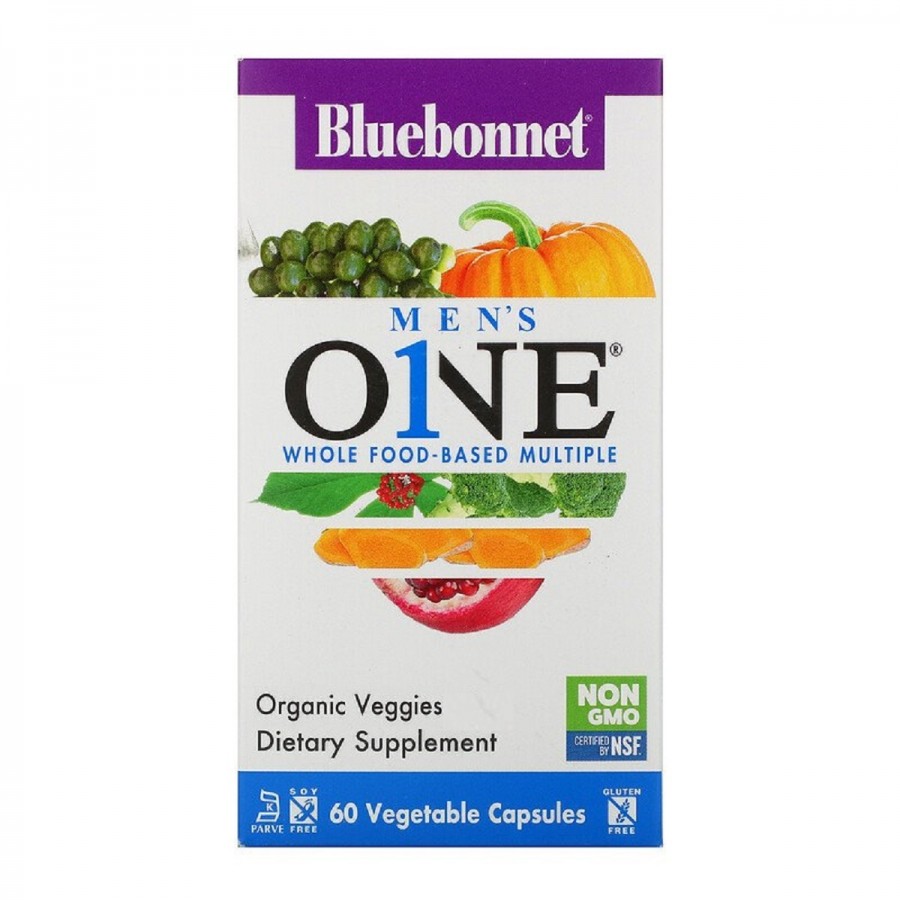 Чоловічі Мультівітаміни, Men's One, Bluebonnet Nutrition, 60 вегетаріанських капсул