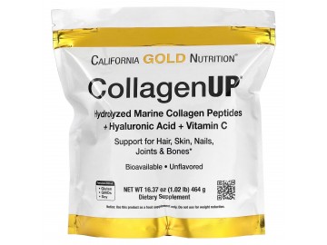 Колаген Пептиди UP без ароматизаторів, Collagen, California Gold Nutrition, 16,37 унц. (464 г)