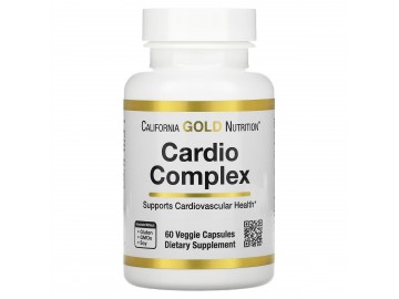 Кардіо-комплекс, Cardio Complex, California Gold Nutrition, 60 вегетаріанських капсул