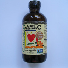 УЦІНКА Рідкий Вітамін С для Дітей, Смак Апельсину, Liquid Vitamin C, ChildLife, 118,5 мл