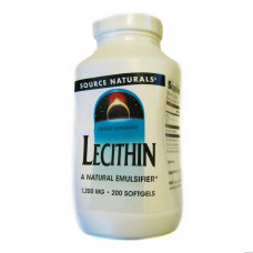 УЦІНКА Лецитин 1200мг, Source Naturals, 200 желатиновых капсул