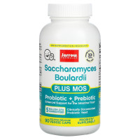 Комплекс Пробиотиков Сахаромицеты Буларди, Saccharomyces Boulardii, Jarrow Formulas, 90 капсул