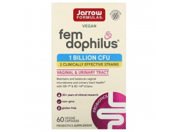 Пробіотики Для Жінок, Жіночий дофілус, 1 млрд КУО, Women's Fem Dophilus, Jarrow Formulas, 60 вегетаріанських капсул