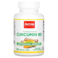 Куркумин, 500 мг, Curcumin 95, Jarrow Formulas, 60 капсул