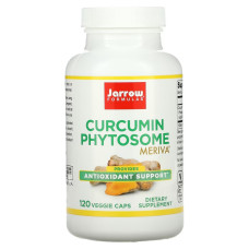 Фитосомы Куркумина 500 мг, Curcumin Phytosome Meriva, Jarrow Formulas, 120 гелевых капсул