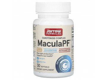 Захист очей від синього світла, MaculaPF, Carotenoid Complex, Jarrow Formulas, 30 желатинових капсул