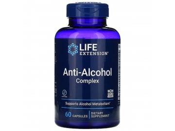 Антиалкогольний комплекс, Anti-Alcohol Complex, Life Extension, 60 капсул