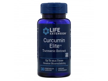 Екстракт куркуми, Curcumin Elite, Life Extension, 30 рослинних капсул