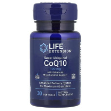 Убіхінол з муміє, 100 мг, Super Ubiquinol CoQ10, Life Extension, 30 гелевих капсул