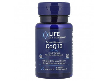 Убіхінол з муміє, 100 мг, Super Ubiquinol CoQ10, Life Extension, 30 гелевих капсул