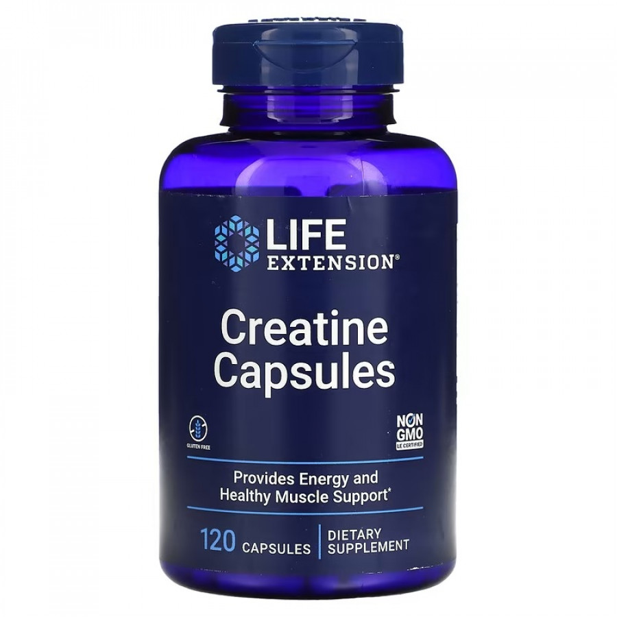 Креатин, 1000 мг, Creatine Capsules, Life Extension, 120 капсул