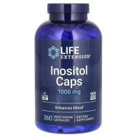 Инозитол, 1000 мг, Inositol, Life Extension, 360 вегетарианских капсул