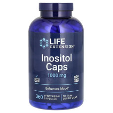Інозитол, 1000 мг, Inositol, Life Extension, 360 вегетаріанських капсул