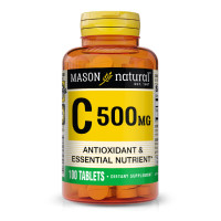 Витамин C 500мг, Vitamin C, Mason Natural, 100 таблеток