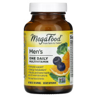 Мультивітаміни для чоловіків, Men's One Daily, MegaFood, 60 таблеток