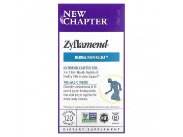 Протизапальний комплекс, Zyflamend, New Chapter, 120 вегетаріанських капсул