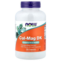 Кальцій і магній, Cal-Mag DK, Now Foods, 180 капсул
