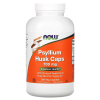 Подорожник (Псиллиум), Psyllium Husks, Now Foods, 700 мг, 360 капсул