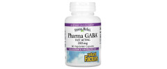 GABA (Гамма-аминомасляная кислота), 250 мг, Stress-Relax, Pharma GABA, Natural Factors, 60 вегетарианских капсул