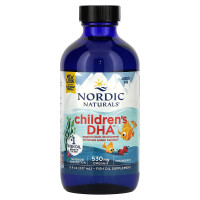 ДГК для Дітей, зі Смаком Полуниці, Children's DHA, Strawberry, Nordic Naturals, 237 мл