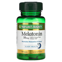Мелатонин, 10 мг, Melatonin, Nature's Bounty, 60 капсул