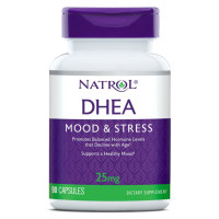Дегидроэпиандростерон, 25 мг, DHEA, Natrol, 90 капсул